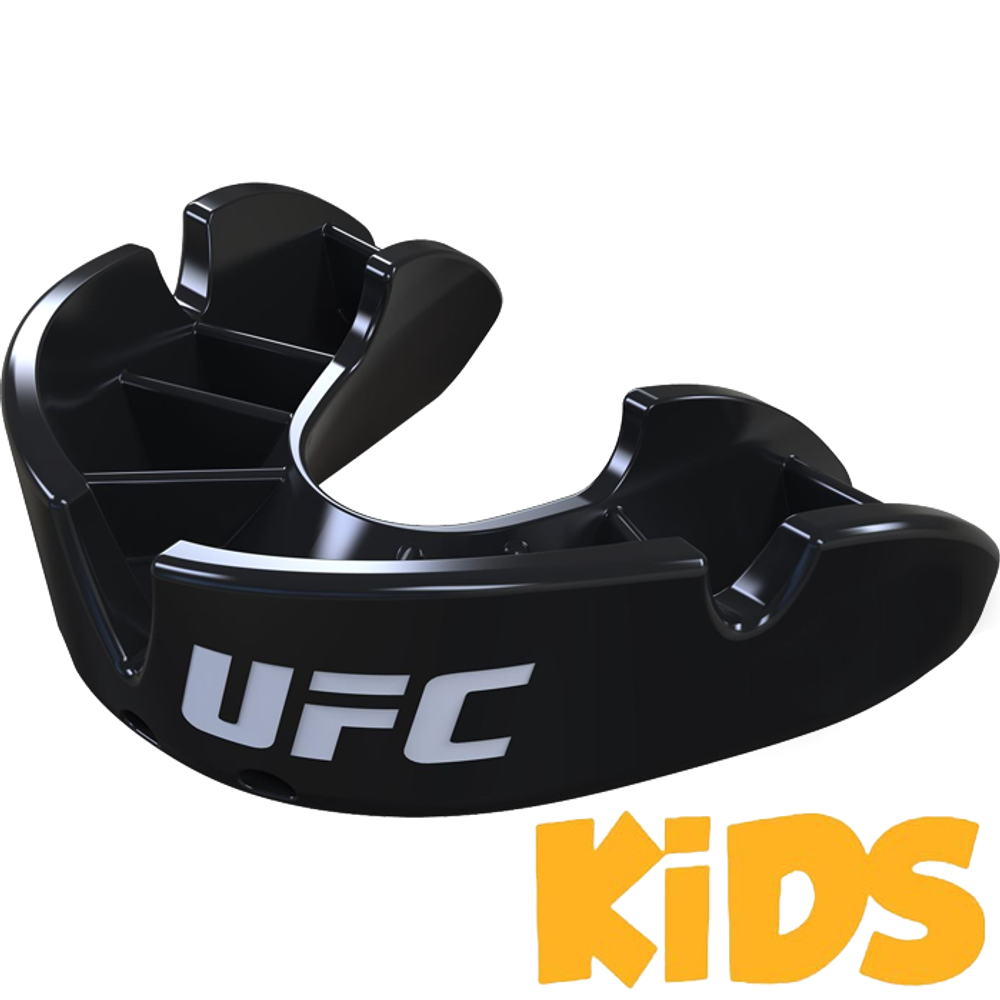 Детская боксерская капа Opro Bronze Level UFC Black
