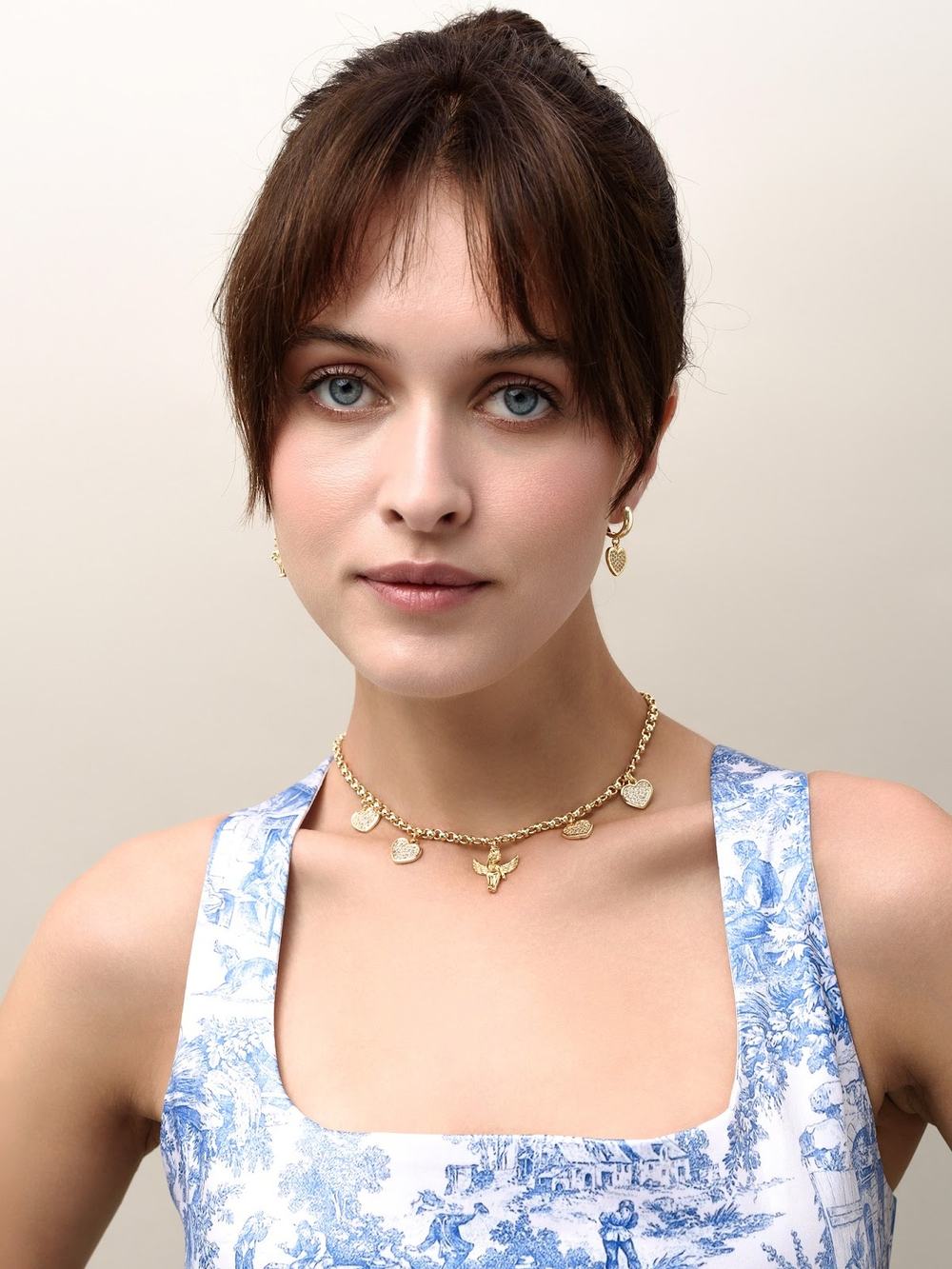 Чокер "Angel heart" Gold