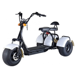 Электроскутер трехколесный Citycoco 1500W, 60В 20Ah Trike Черный