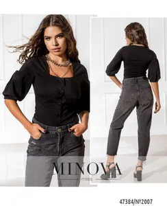 Блуза 2007-чёрный Minova
