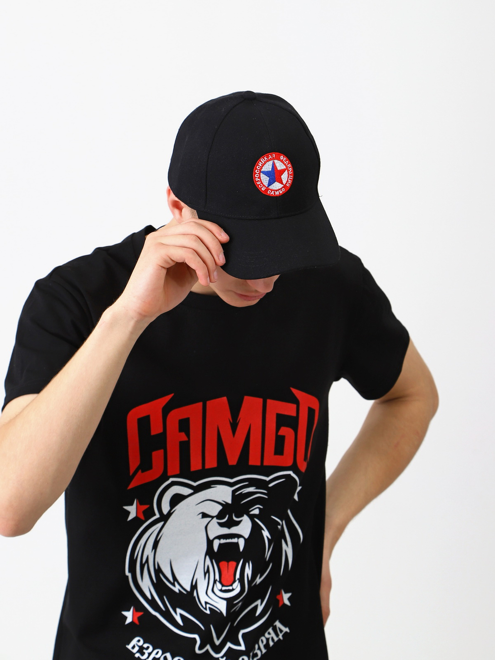 Бейсболка САМБО черная