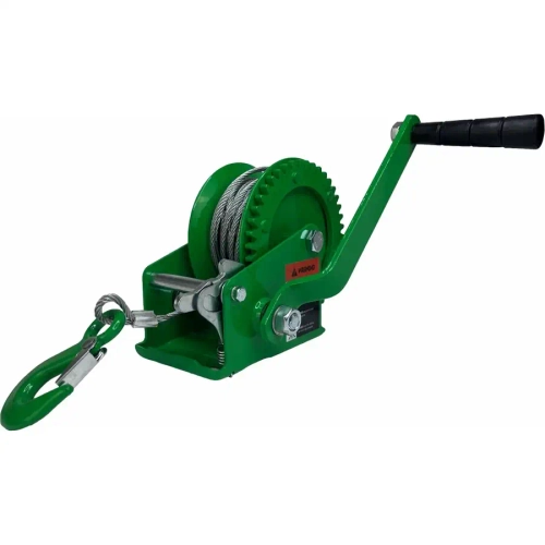 Лебедка ручная барабанная HW 500, 500 кг, канат 10 м HITCH SZ073172