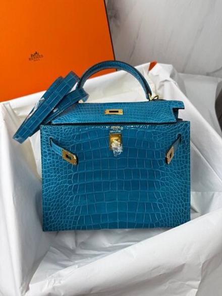 Сумка Hermes из кожи крокодила