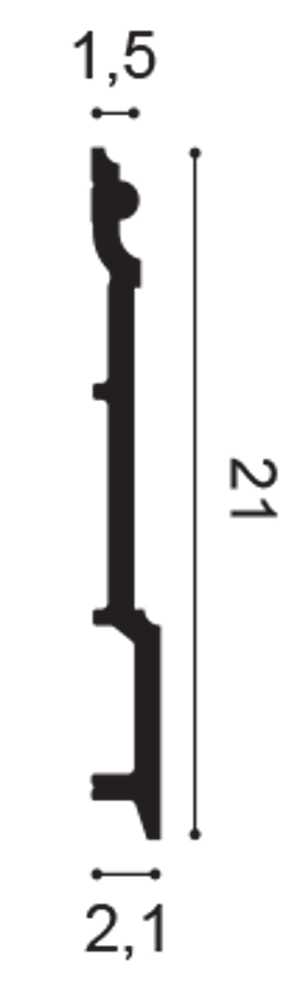 Плинтус SX191