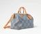 Сумка Louis Vuitton Speedy с плечевым ремнём синий