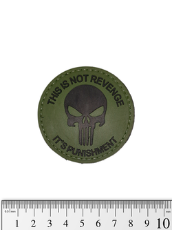 Шеврон Punisher It's Punishment PVC. Олива