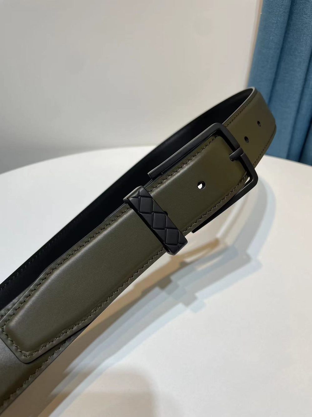 Ремень из мягкой итальянской телячьей кожи