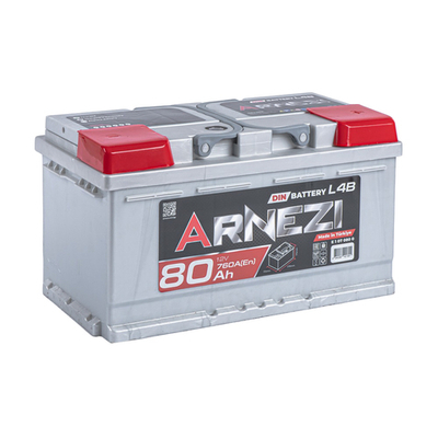 Аккумулятор ARNEZI DIN SMF 80 А/ч обратный R+ 315x175x175 L4B EN 760 А