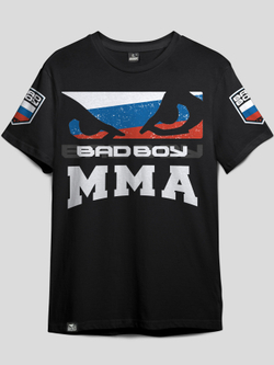 Футболка Bad Boy World MMA RUSSIA черная