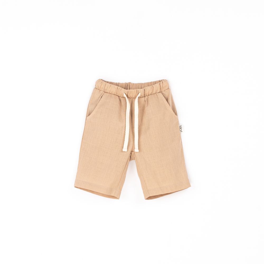 Шорты бермуды хлопковые "Беж"