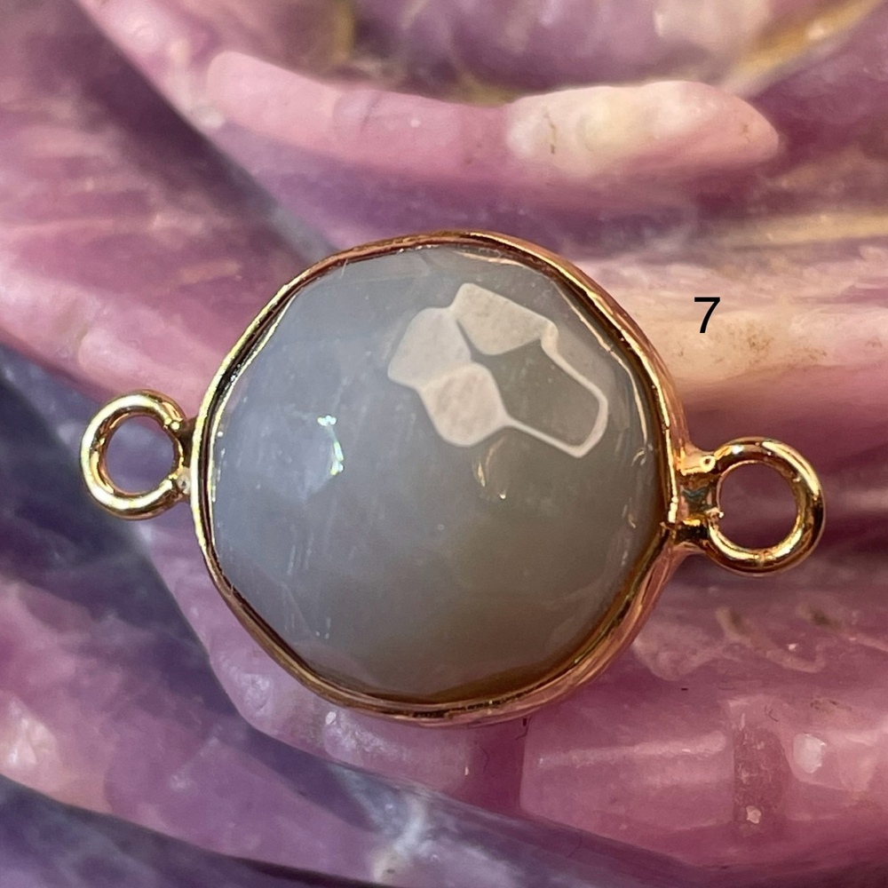 47122 Агат Коннектор 15*20мм шар