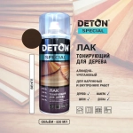DETON SPECIAL  Алкидный аэрозольный ЛАК тонирующий защитный для дерева Венге 520мл