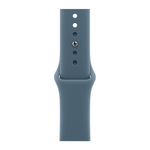 Умные часы Apple Watch Series 11 GPS, 42mm, Jet Black Aluminium Case with Anchor Blue Sport Band, M/L
