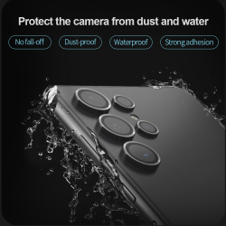 Защитное закаленное стекло от Nillkin на камеру смартфона Samsung Galaxy S24 Ultra, серия CLRFilm Camera Tempered Glass