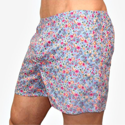 Мужские трусы-шорты голубые Romeo Rossi Spring Meadow Shorts RR00313