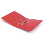 Папка-регистратор 50мм, бумвинил, deVente, карман на корешке, нижний металлический кант, красный