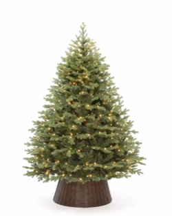 Искусственная елка Графская Премиум 150 см., 240 теплых белых LED ламп, Литая хвоя+ПВХ, ЕлкиТорг (137150)