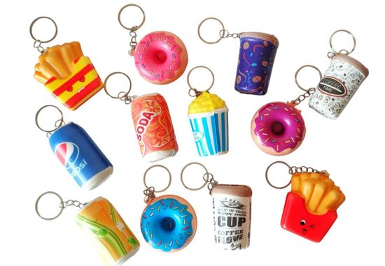 Брелок сквиш ассорти 5см