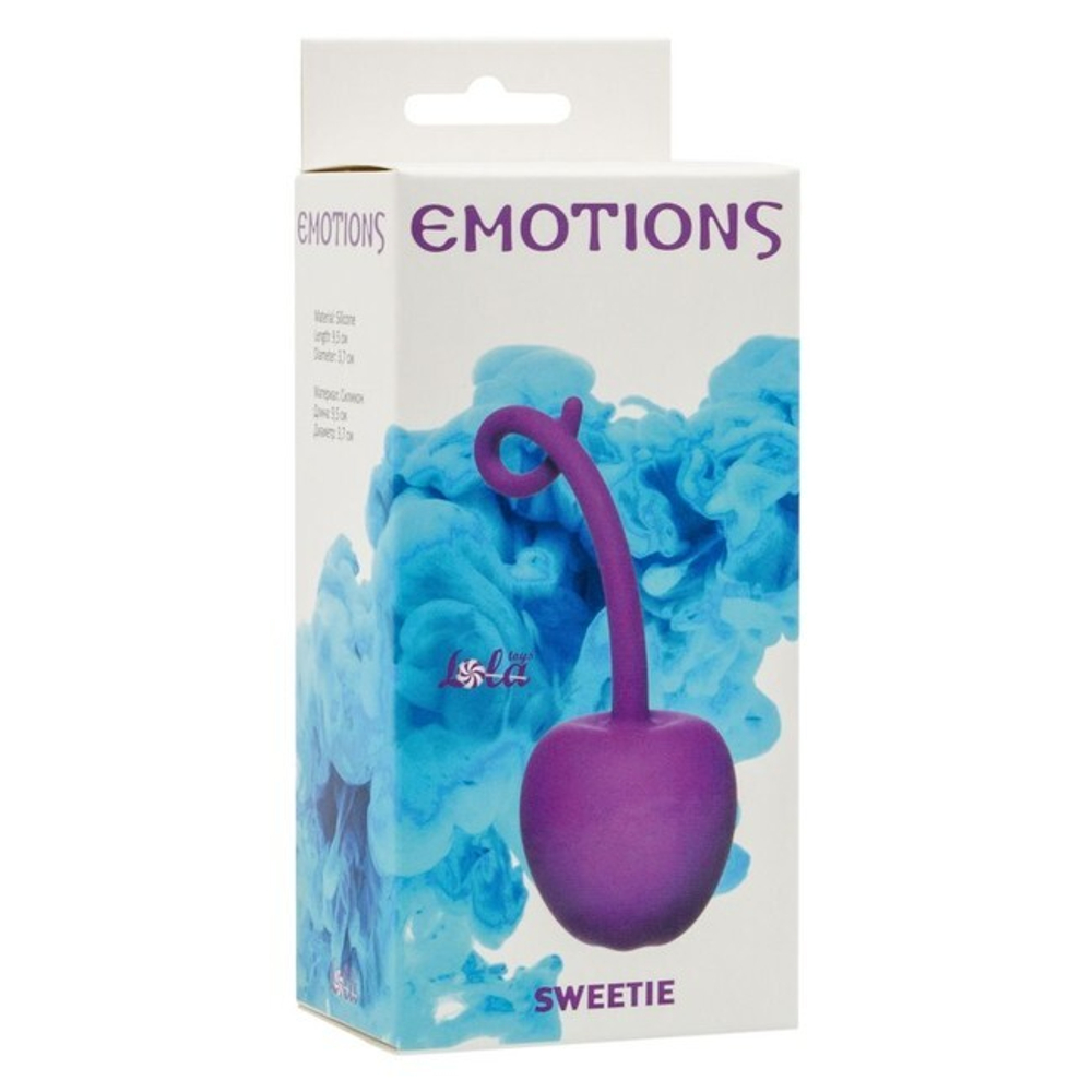 Стимулятор-шарик со смещенным центром тяжести Emotions Sweetie Purple (9.5 см , фиолетовый) (Цвет: фиолетовый)