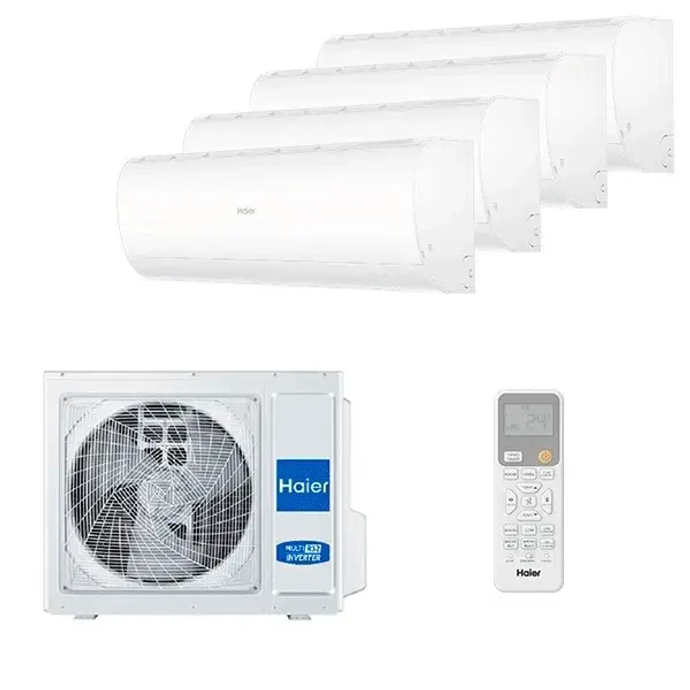 Мультисплит-система Haier на 4 комнаты (20+20+20+35 кв.м.) Coral