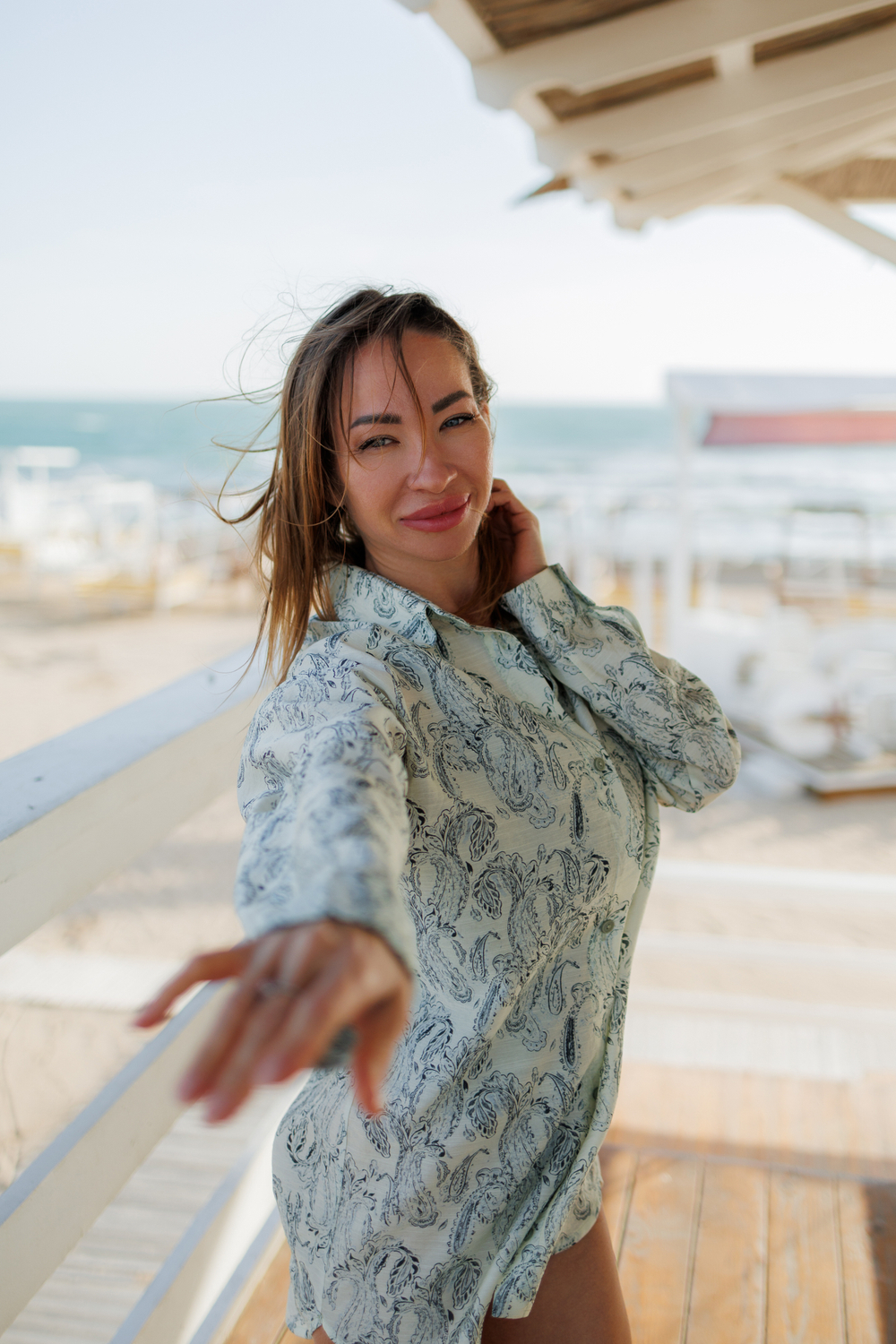 Рубашка реглан "Пейсли"