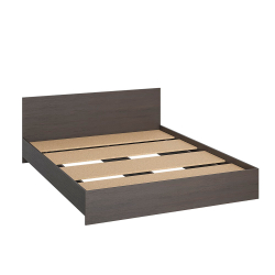 Кровать 160х200 с основанием ДСП Ронда КР-160, венге