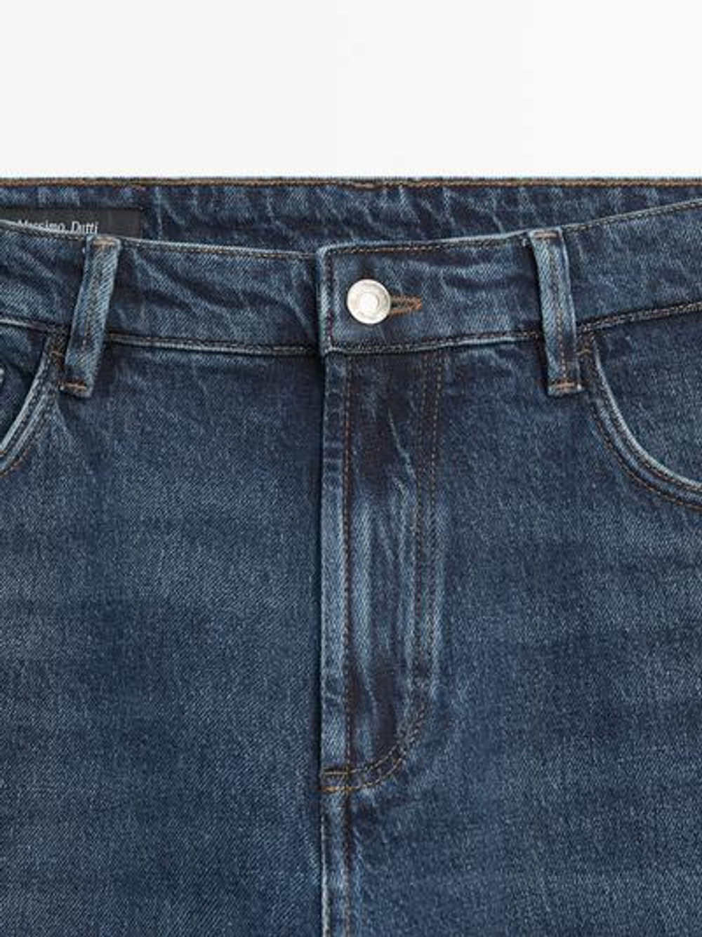 Massimo Dutti Джинсы зауженного кроя, темно-синий