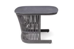 "Лугано" журнальный стол 76х76 H55 см из HPL, цвет "серый гранит"