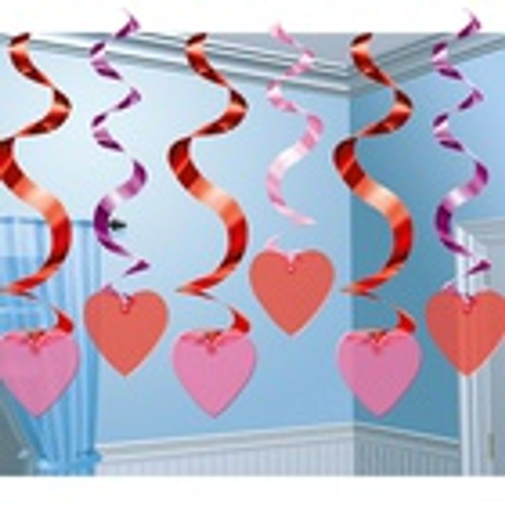 Спираль Сердце 46-60см 15шт