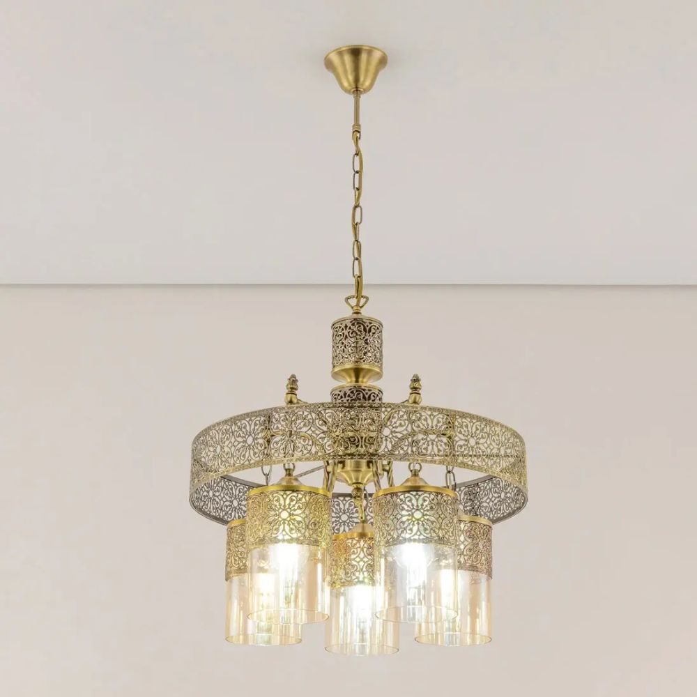 Citilux Эмир CL467153 Люстра подвесная Бронза