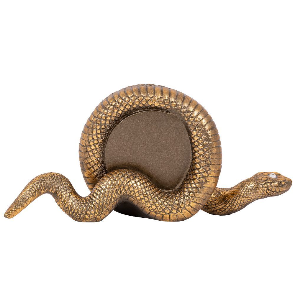Настольные Часы Змея Линда Бронза