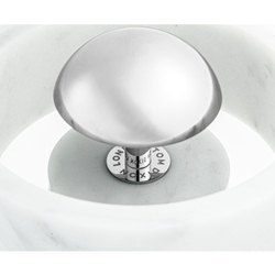 Настольная лампа Stone Portable Silver