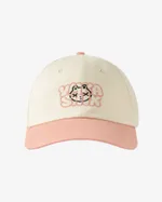 Кепка Ymkashix Logo Face белая/розовая