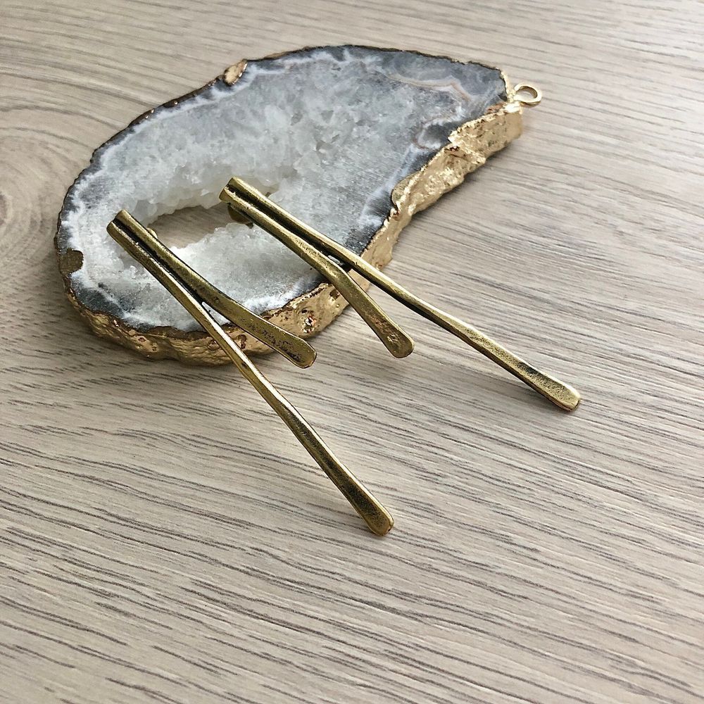 серьги бронзовые палочки серьги бронзовые палочки