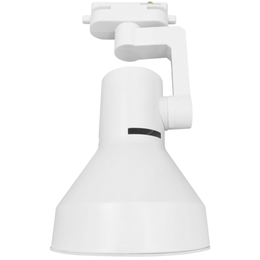 Трековый светильник однофазный ЭРА TR78-E27 WH под лампу E27 белый | Однофазные светильники под лампу