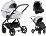 Детская коляска Tutis Uno 6 Plus Essential collection 3 в 1 с автокреслом Elo Lux EduSky Black 1602142 Risso
