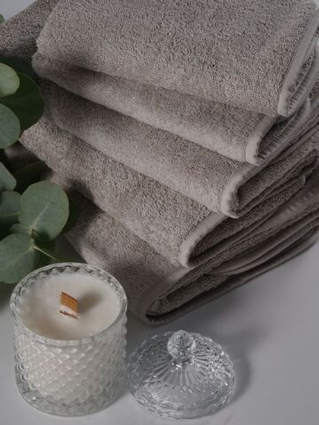 Набор полотенец 3шт Claire Batiste Atelier Ile серо-бежевый