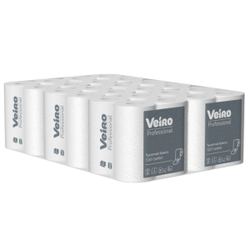 Туалетная бумага в рулонах Veiro Professional Comfort белая двухслойная (48 рулонов по 25 м)
