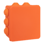 Коробка огнестойкая E45 100x100x50мм с клеммниками 6 полюсов 0,5-4мм2 IP55 HF EKF