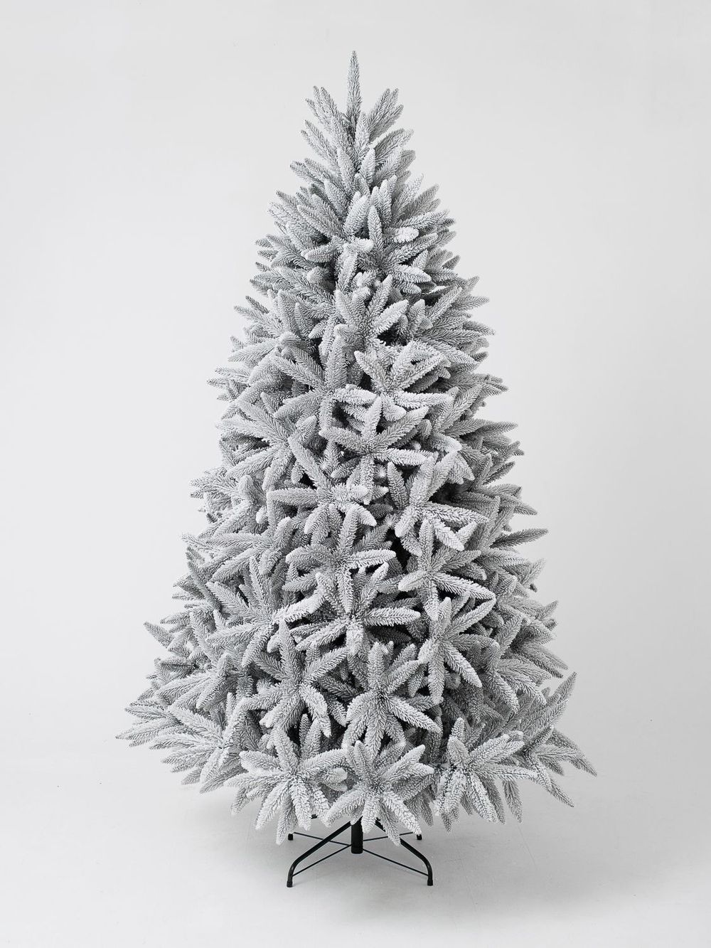 Заснеженная елка «Скандинавия» (Литая хвоя) 210 см / 2,1 м