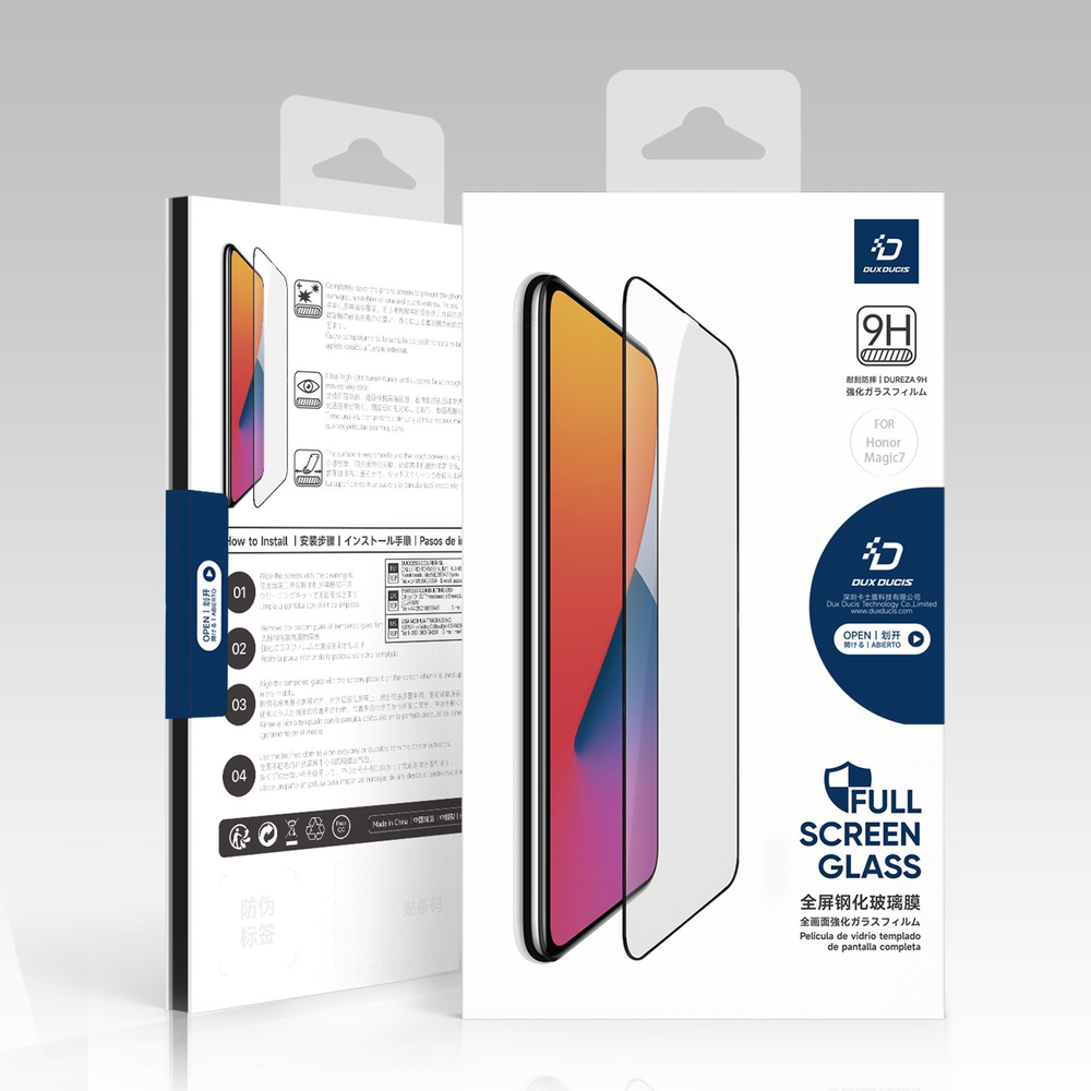 Защитное стекло из закаленного стекла для Huawei Honor Magic 7, от Dux Ducis серия 9D Full Screen Glass