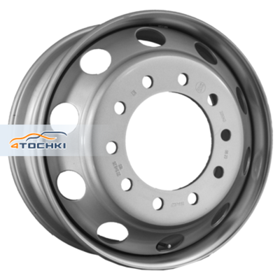 SRW 8,25x22,5/10x285,75 ET165 D220 Silver (3228220) (13,5 мм) Китай, Американец 3 350 кг с вент.