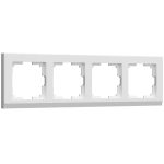 Рамка на 4 поста Stark (белый) W0041801