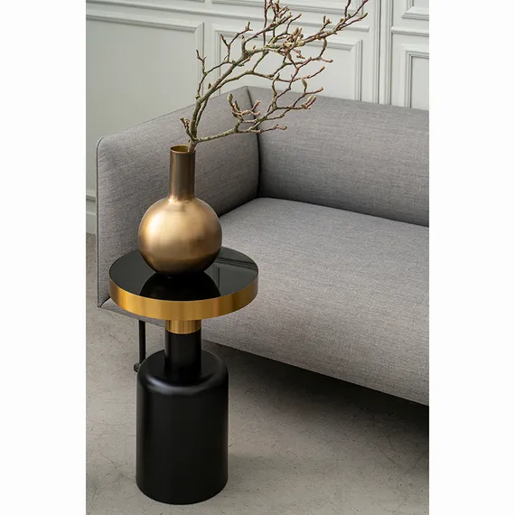 Журнальный столик Froud, Ø35х51 см, черный