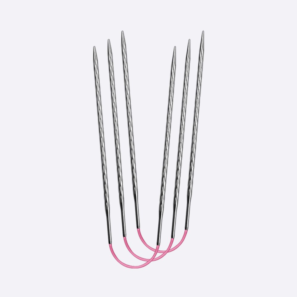 ADDI Спицы чулочные гибкие, супергладкие, addiCraSyTrio Unicorn Lace Long