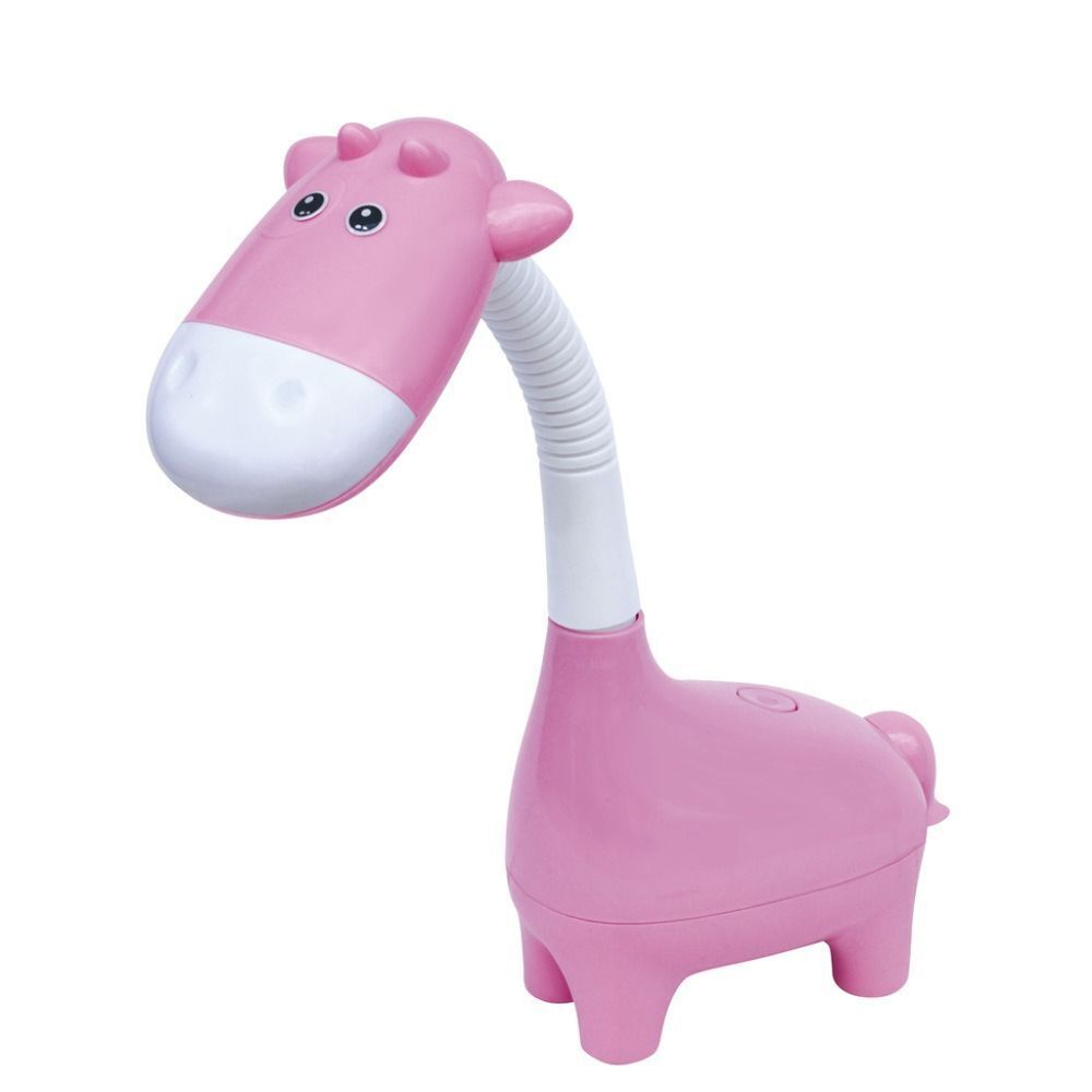 Светильник настольный 5 Вт, детский, розовый, Camelion, Коровка KD-857 C14, 14 149