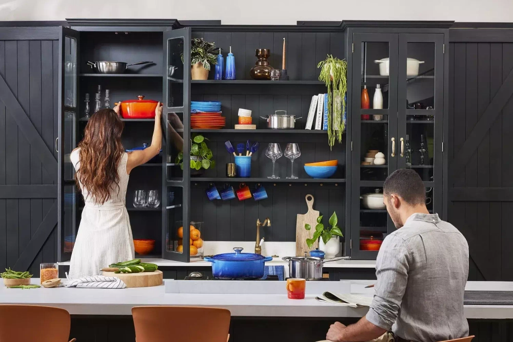 Le Creuset - Набор из 4 форм для выпечки 100мл лазурный / артикул   79109102200000  / GTIN 843251177998
