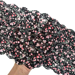 Кружево эластичное цветное 16 см