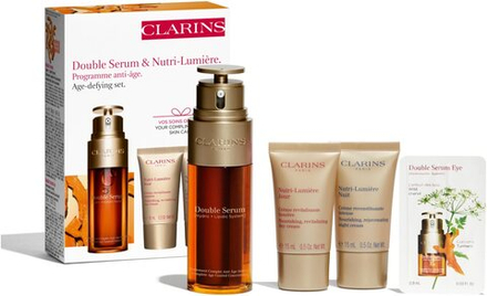 Clarins Double Serum & Nutri-Lumiere Collection - подарочный набор (омолаживающий) /       / GTIN 3666057143625