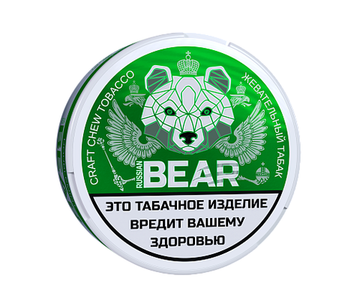 Жевательный табак Russian Bear со вкусом Double mint